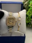 Cartier Stainless Steel Ladies Watch & Bangle Set - 3