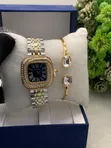 Cartier Stainless Steel Ladies Watch & Bangle Set - 4