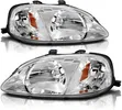 Honda Civic 1999-2000 Headlight - 2