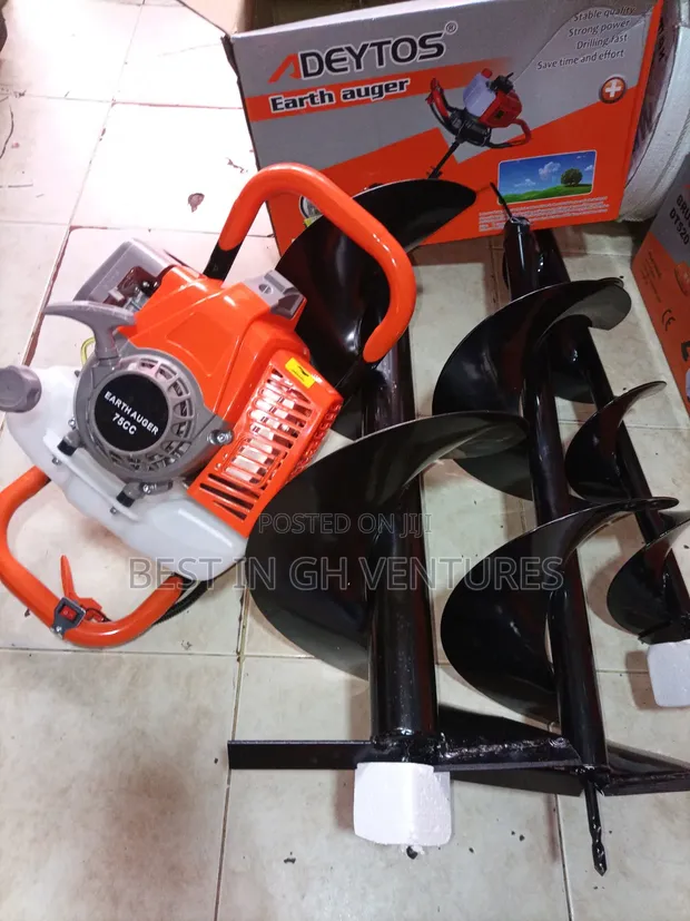 75cc Earth Auger with 3 Bits - 1