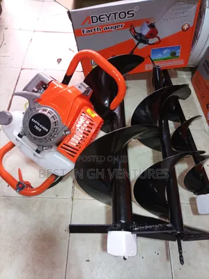 75cc Earth Auger with 3 Bits