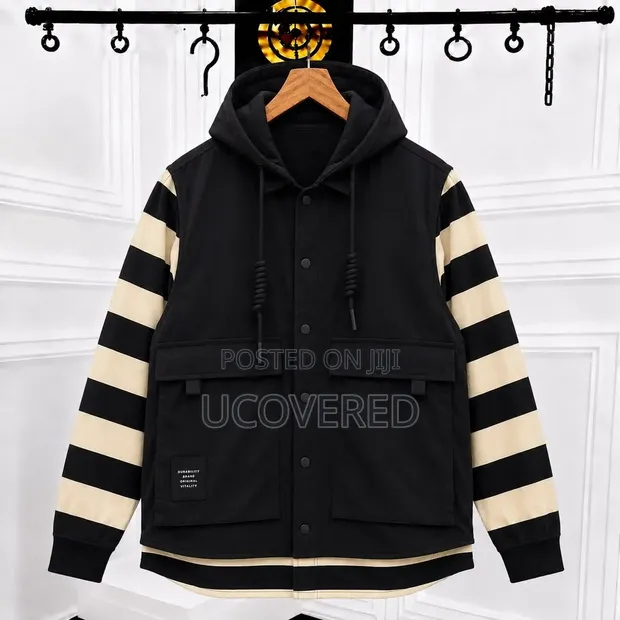 Super Quality Hooded Varsity Jacket - 1