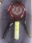 2 Adult Wilson Fusion XL Tennis Rackets & 8 New Balls - 1