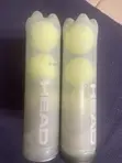 2 Adult Wilson Fusion XL Tennis Rackets & 8 New Balls - 2