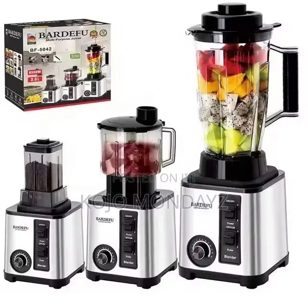 BardeFu 8-in-1 9500W Professional Commercial Blender & Grinder - 1