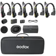 Godox SkyTalk Air 5S 5-Person Wireless Intercom Headset (2.4 GHz) - 1