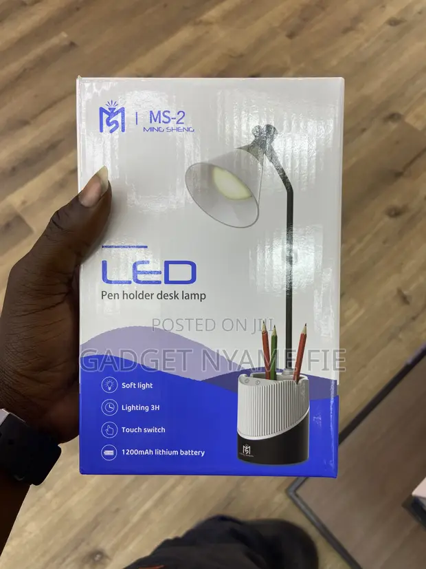 Rechargeable Desktop Lamp with Pen Holder - 1
