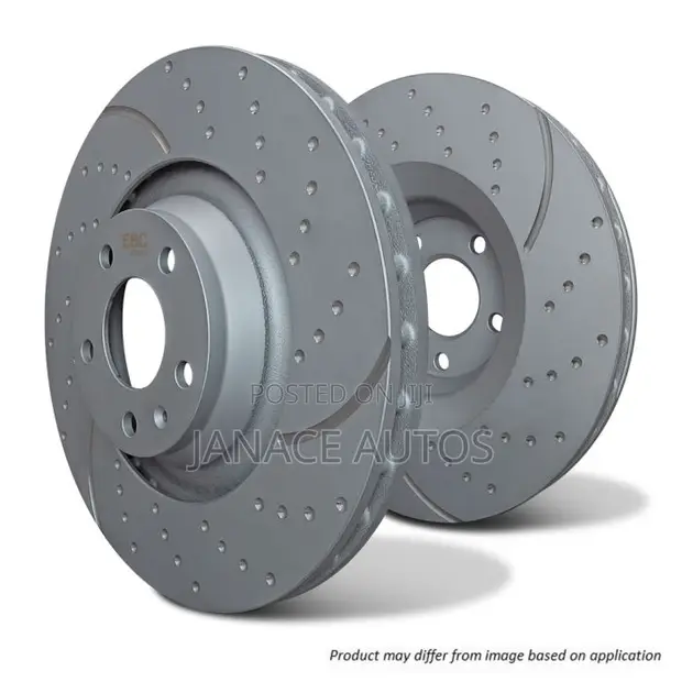 EBC GD Dimpled & Slotted Front Brake Discs for Nissan 100NX/Sunny - 1