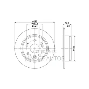 Honda CR-V Crossroad Rear Brake Disc (MDC2046)