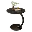 Brand New Circular Side Table - Black - 2