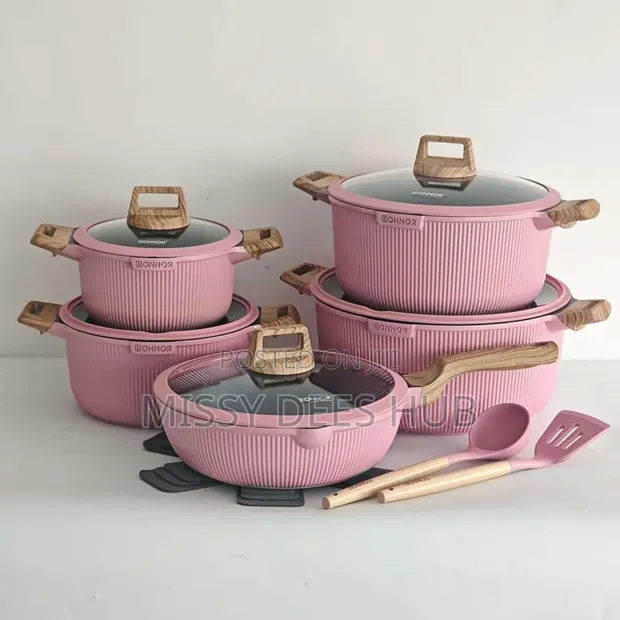 Donnor 15pcs Granite Cookware Set - 1