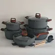 Donnor 15pcs Granite Cookware Set - 3