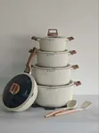 Donnor 15pcs Granite Cookware Set - 5
