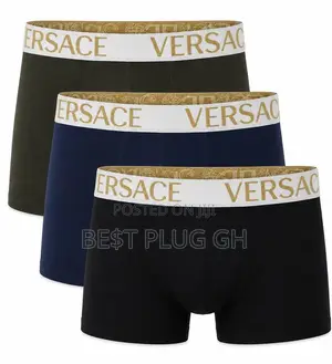 Versace Men's Designer Boxer Briefs - 3 Pack