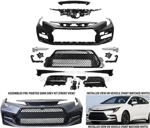 Complete Front Bumper for Toyota Corolla 2019-2021 SE