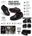 Men's Wallabees Leather Shoes - Black - 1