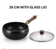 26cm Potbelly Pot with Glass Lid - 1