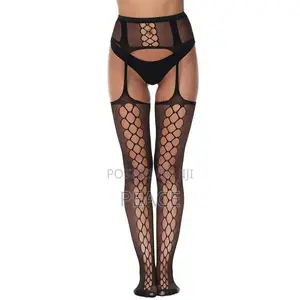 Boohoo Black Sexy Fishnet Stockings - One Size