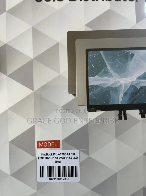 Original MacBook Pro A1706/A1708 LCD Screen - Silver - 1