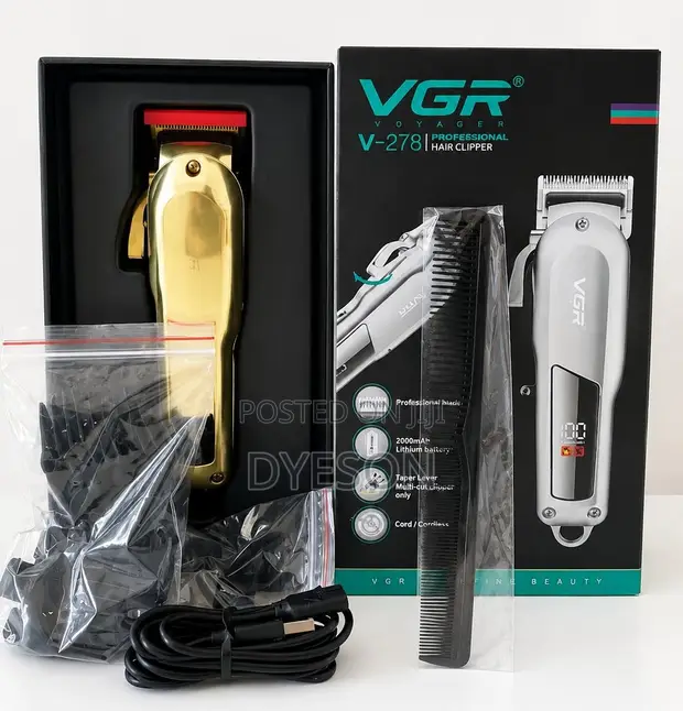 Professional Hair Clipper - Gold - 1