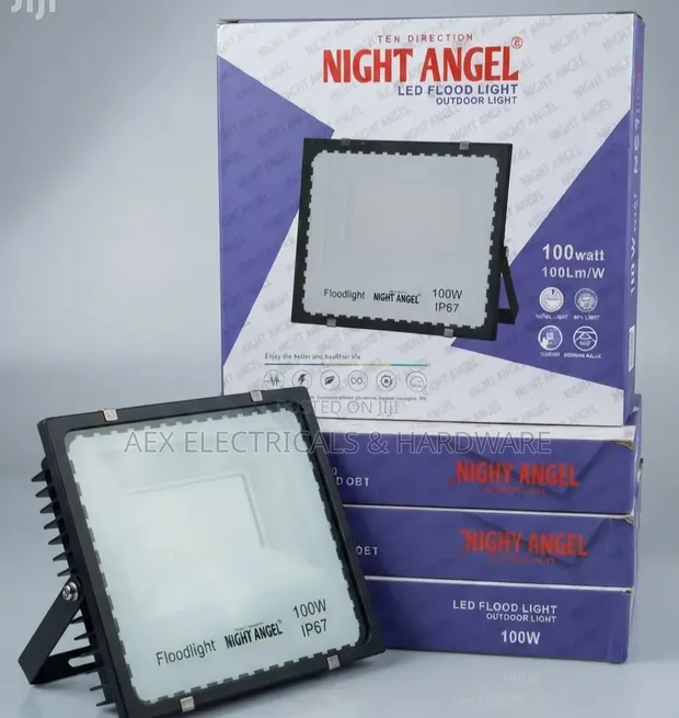 Night Angel 100W LED Floodlight - Outdoor Waterproof IP67 - 1