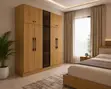 Luxury Modern Wardrobe with Central Glass Display - 1