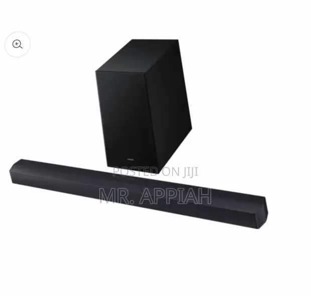 Samsung B450F 2.1ch Wireless Sound Bar with Subwoofer (Black) - 1