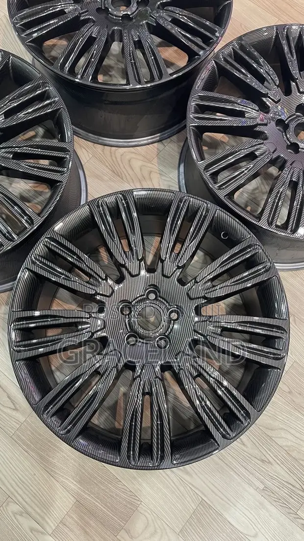Original Black Mat Alloy Rims for Range Rover Sport/Velar (22 Inch) - 1