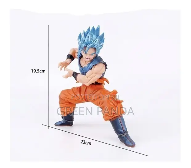Anime PVC Figurines - Super Saiyan Gogeta, Goku, Broly, Luffy - 1