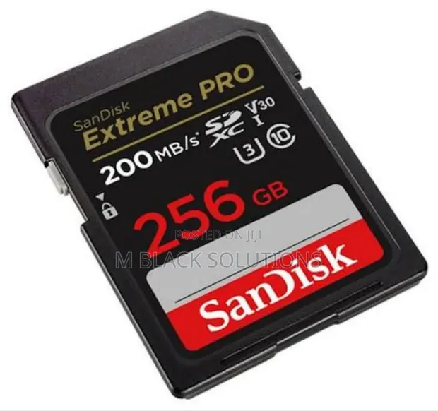 SanDisk 256GB Extreme PRO SD Card 200MB/s V30 - 1
