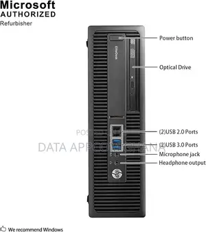 HP ProDesk 600 G3 Desktop Computer - Intel i3, 8GB RAM, 128GB SSD