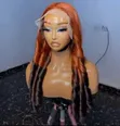 Human Hair Blend Bouncy Wig with Frontal - 2