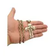 Men's High-Quality Gold-Plated Cross Pendant Necklace - 4