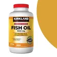 Kirkland Signature Fish Oil 1000mg, 400 Softgels - 2