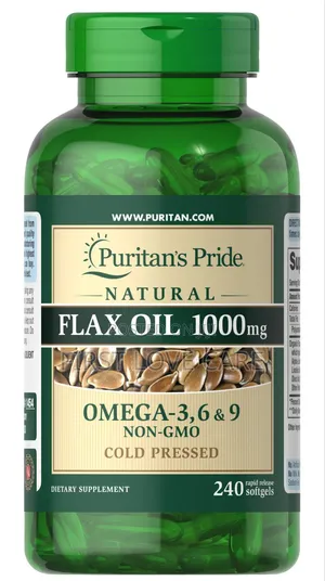 Puritan's Pride Non-GMO Natural Flax Oil 1000mg