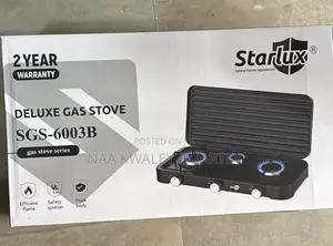 Brand New Starlux 3-Burner Gas Cooker