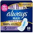 Always Maxi Nighttime Sanitary Pads With Wings Size 5 / 66 Units - 1