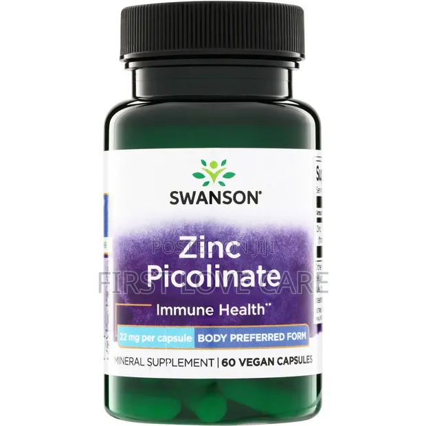 Swanson Vitamins Zinc Picolinate - 22mg - 1