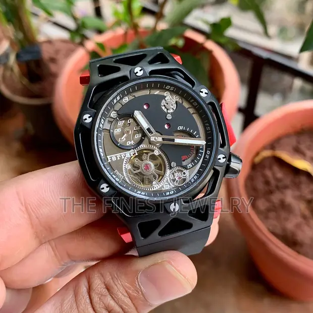 Hublot Techframe Ferrari Tourbillon Chronograph Wristwatch - 1
