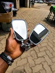 Chrome Side Mirrors - Up Mirror - 2