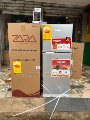 Zara 108 Litre Double Door Fridge with Top Freezer