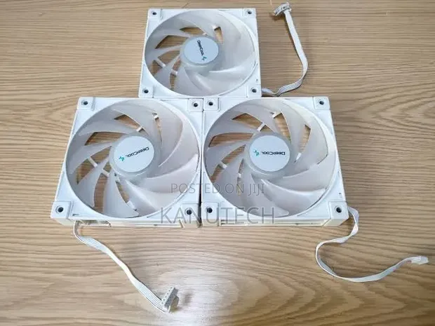 6 Deepcool FC120 White ARGB Case Fans - 1