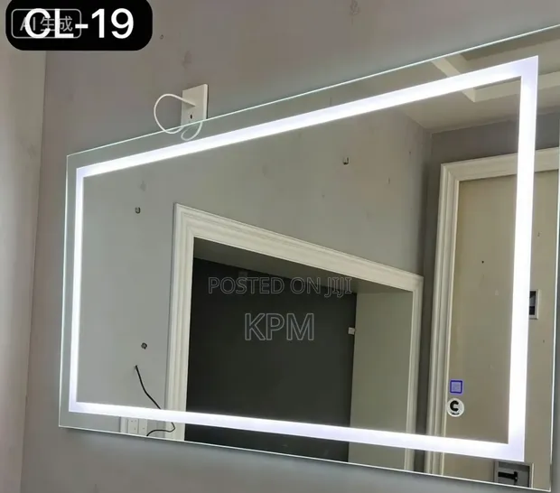 Extra Large Salon Barber Smart Mirror with 3 Colour LED - 1