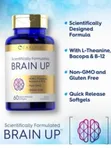 Brain Up with L-Theanine, Bacopa & Vitamin B12 - 3