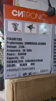 Cntronic 12L Commercial Blender - 1