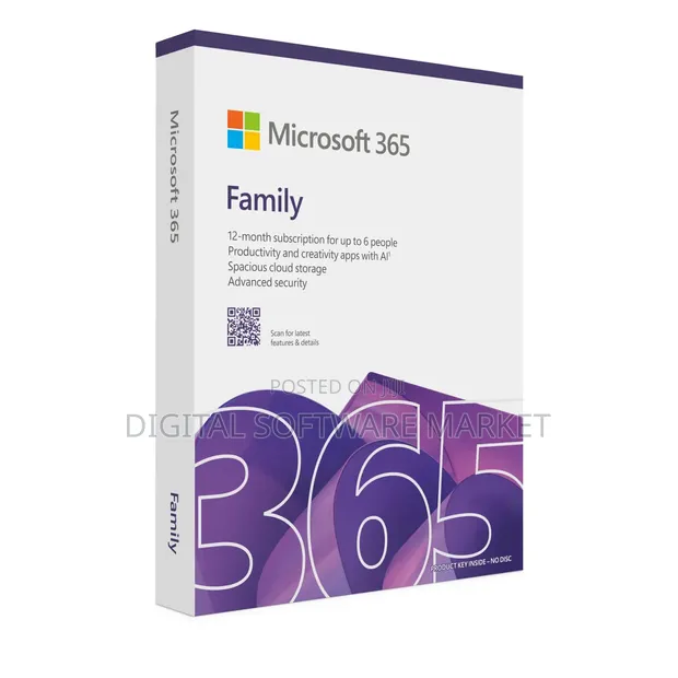 Microsoft Office 365 - 1 Year Subscription | 6 Devices - 1