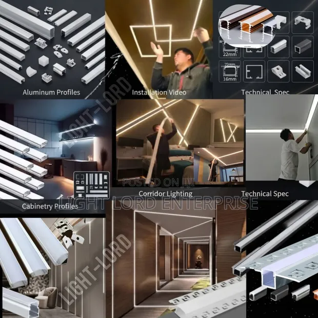 Mature Confident Aluminum LED Profiles - 3m Length - 1