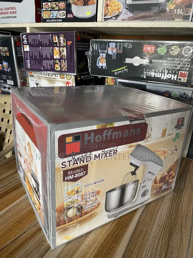 Hoffman 8L Stand Mixer - 1200W - 1