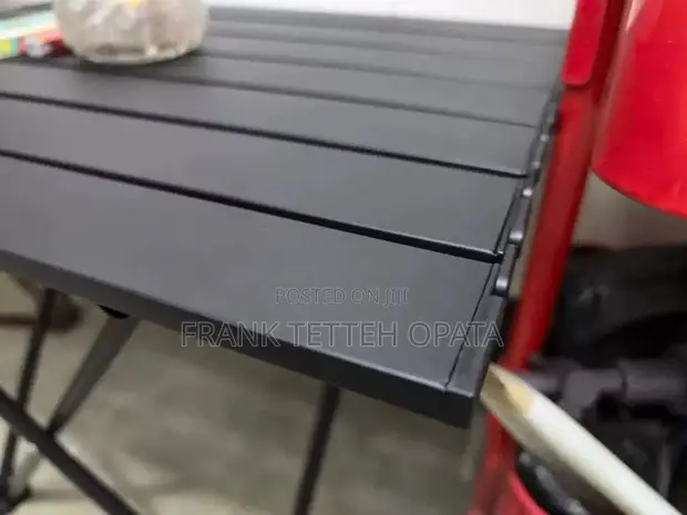 Portable Folding Beach Table - Ultra-Light Aluminum - 1