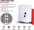 PoE Rack Junction Box Enclosure for CCTV Cameras, Waterproof - 4